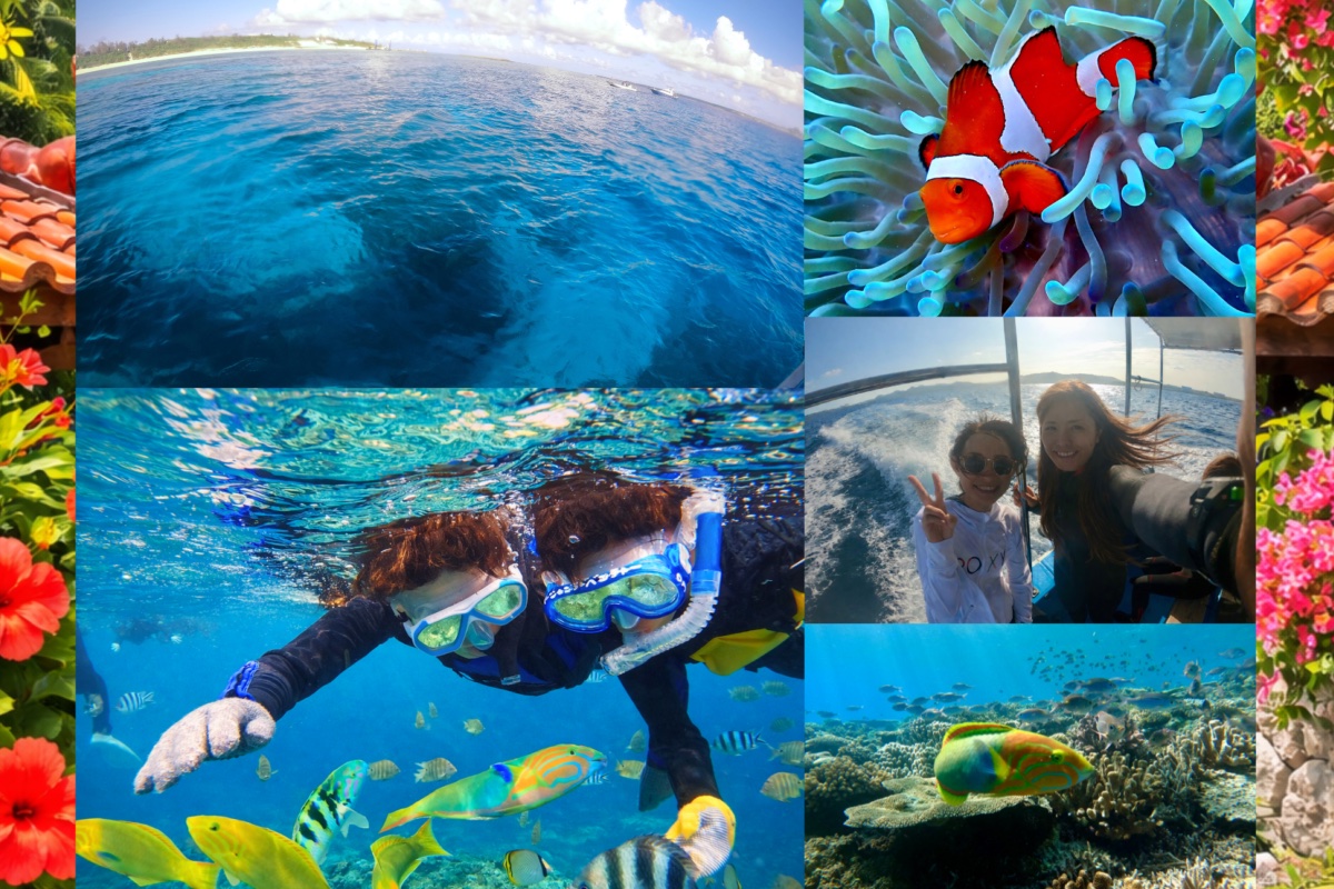 水納島/瀬底島方面 ボート シュノーケリング