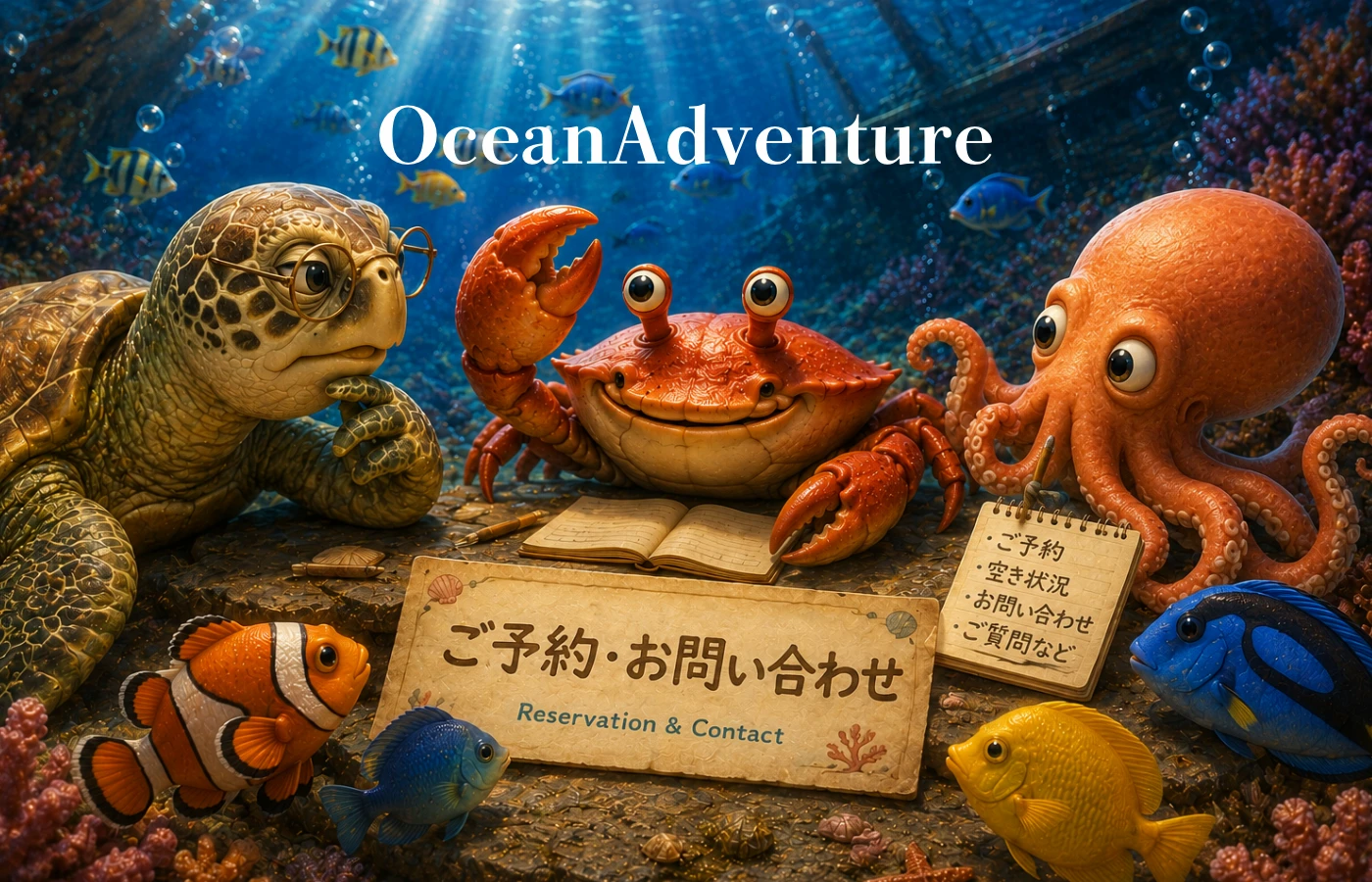Ocean Adventure ご予約・お問い合わせ